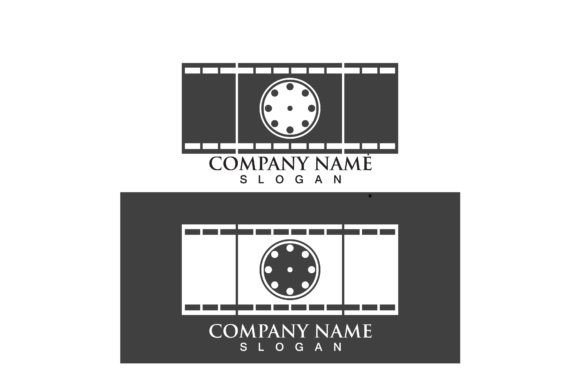 Strip Film Cinematic Icon Vector vintage frame tv art samsung display