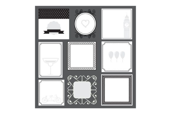 Vintage Frame Vector Set vintage frame vector svg png transparent
