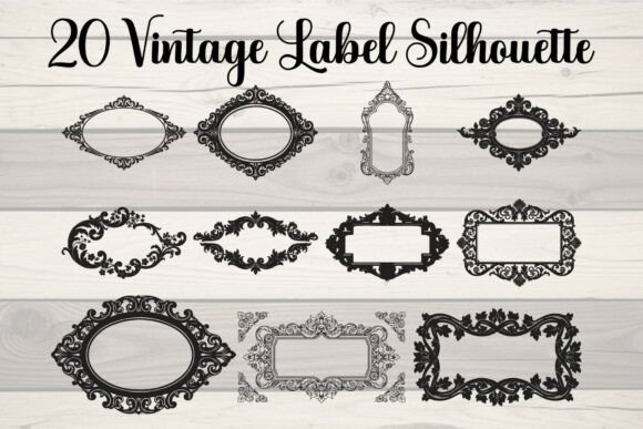 Vintage Label Frame vintage label frame png border design