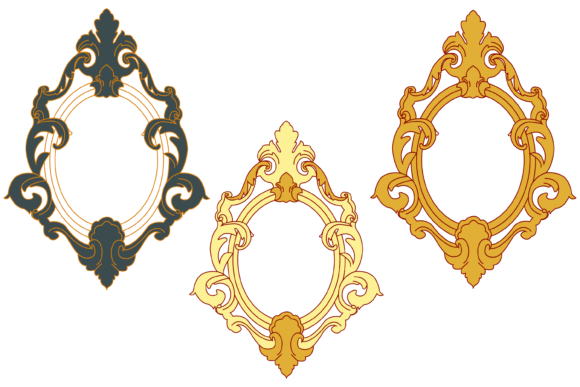 Vintage Mirror Frame vintage jewelry mirror frame antique