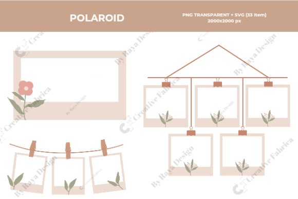 Polaroid Collections Vol. 3 vintage polaroid frame png transparent