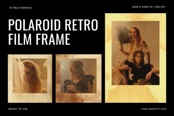 Polaroid Retro Film Frame vintage polaroid frame png transparent