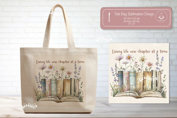 Book Lover Quote Tote Bag Sublimation Vol. 15 vintage tote bag sublimation png design