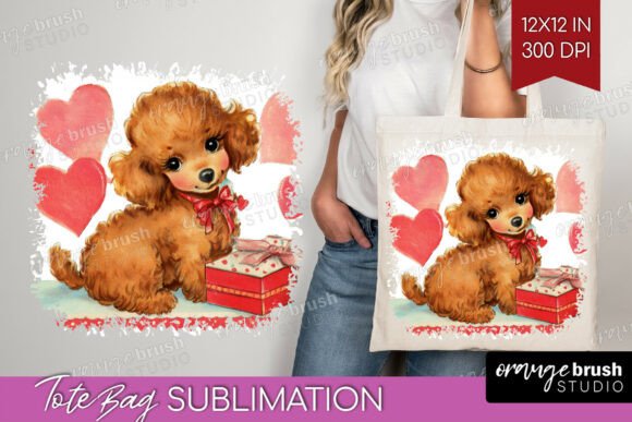Vintage Valentine Tote Bag PNG Vol. 24 vintage tote bag sublimation png design