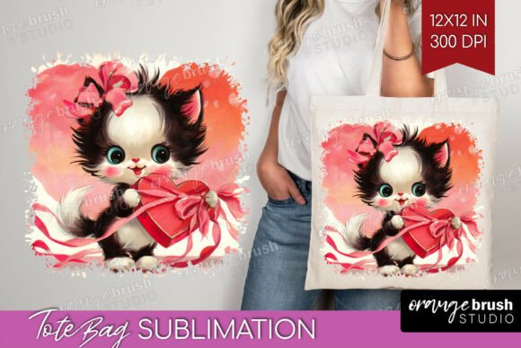 Vintage Valentine Tote Bag PNG Vol. 21 vintage tote bag sublimation png design
