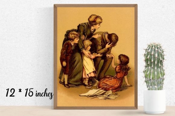 Vintage Wall Art Prints, French Wall Art — Set 2 vintage wall art printable