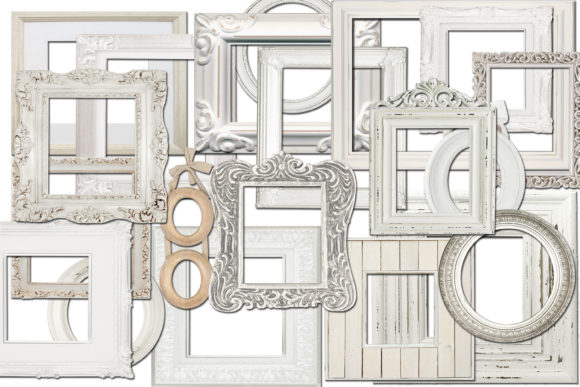 Vintage White Frames vintage frame white transparent png