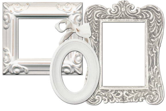 Vintage White Frames vintage frame white transparent png
