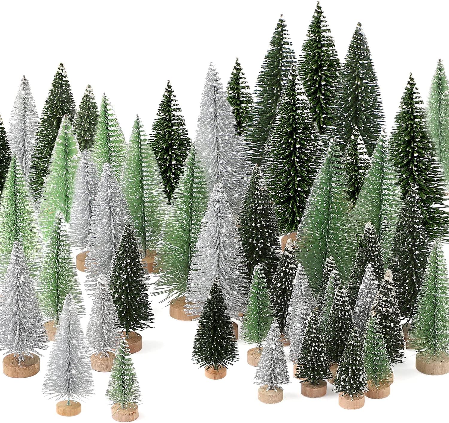 vintage xmas tree mini artificial trees decorations