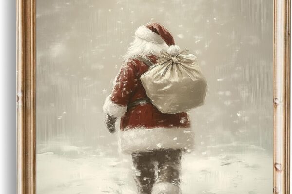 vintage xmas pics wall art prints