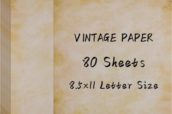 vintage scrapbook paper double-sided antique parchment sheets for scrapbook backgrounds