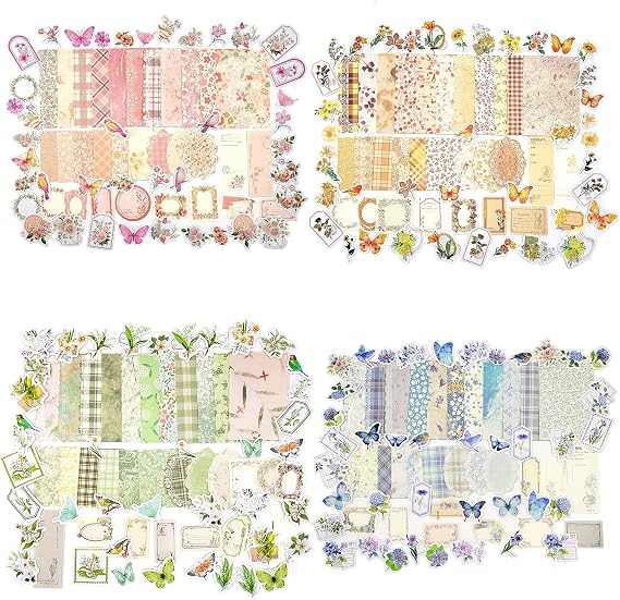 vintage floral scrapbook paper okupan