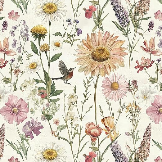 vintage floral wallpaper livebor peel and stick removable