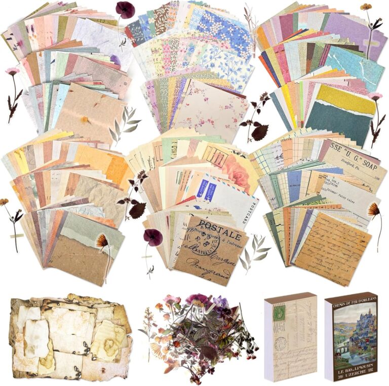 Best Vintage Paper Background for Junk Journals and Card Making