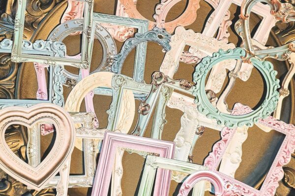 vintage frame decorative stickers for scrapbook journal