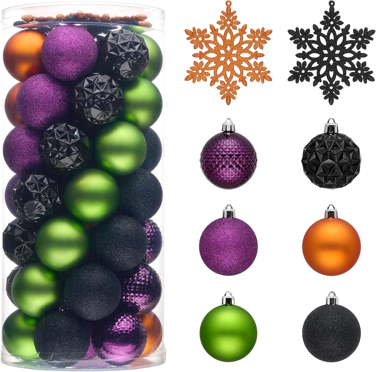 shatterproof vintage style christmas ball ornaments