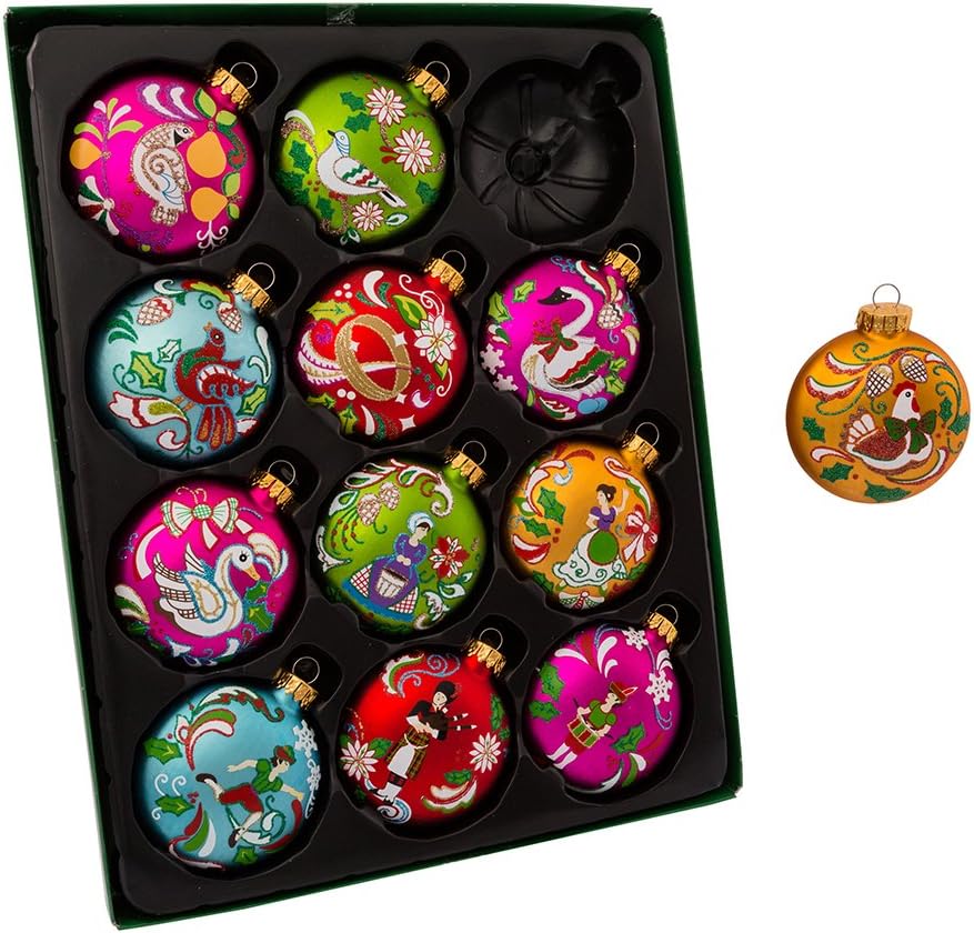 kurt adler vintage christmas ornament pieces set