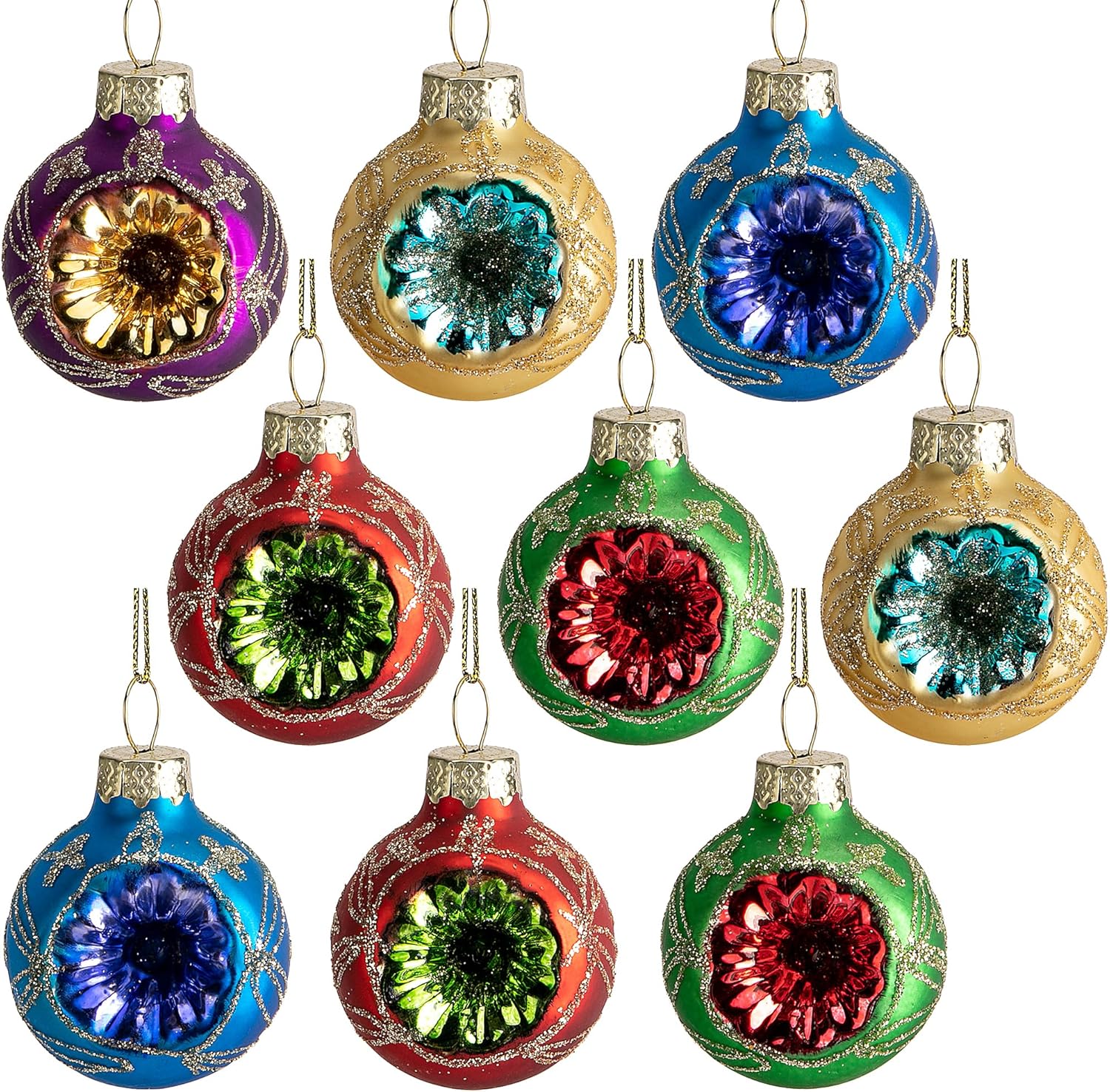 vintage christmas decoration multicolored arrangement