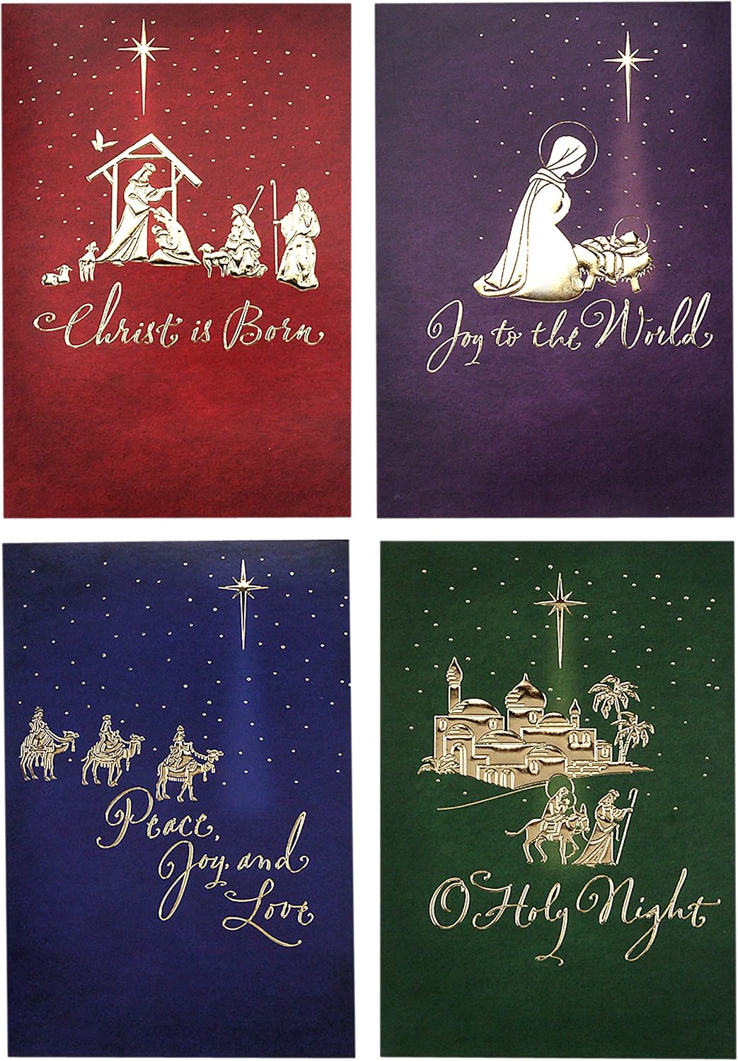 vintage hallmark religious boxed christmas cards