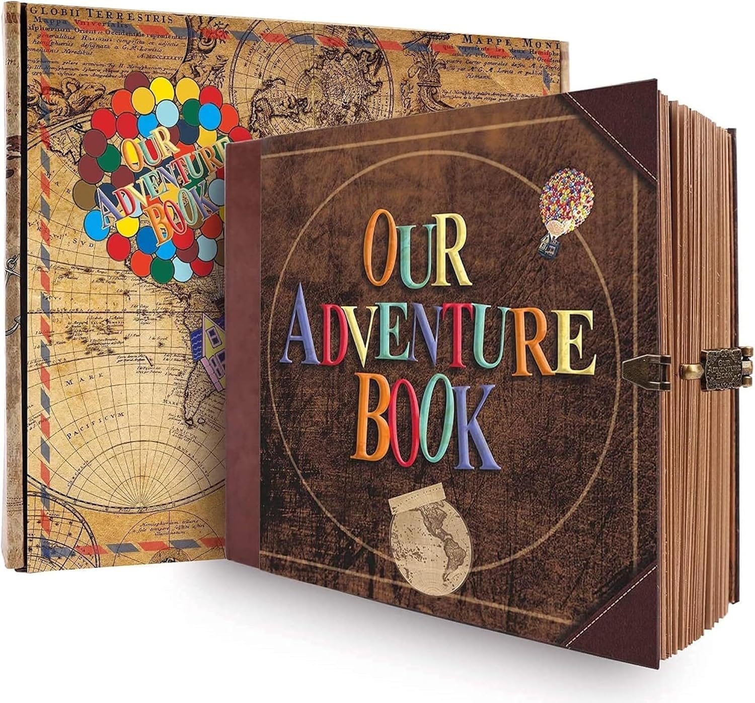 retro style adventure scrapbook photo album christmas gift
