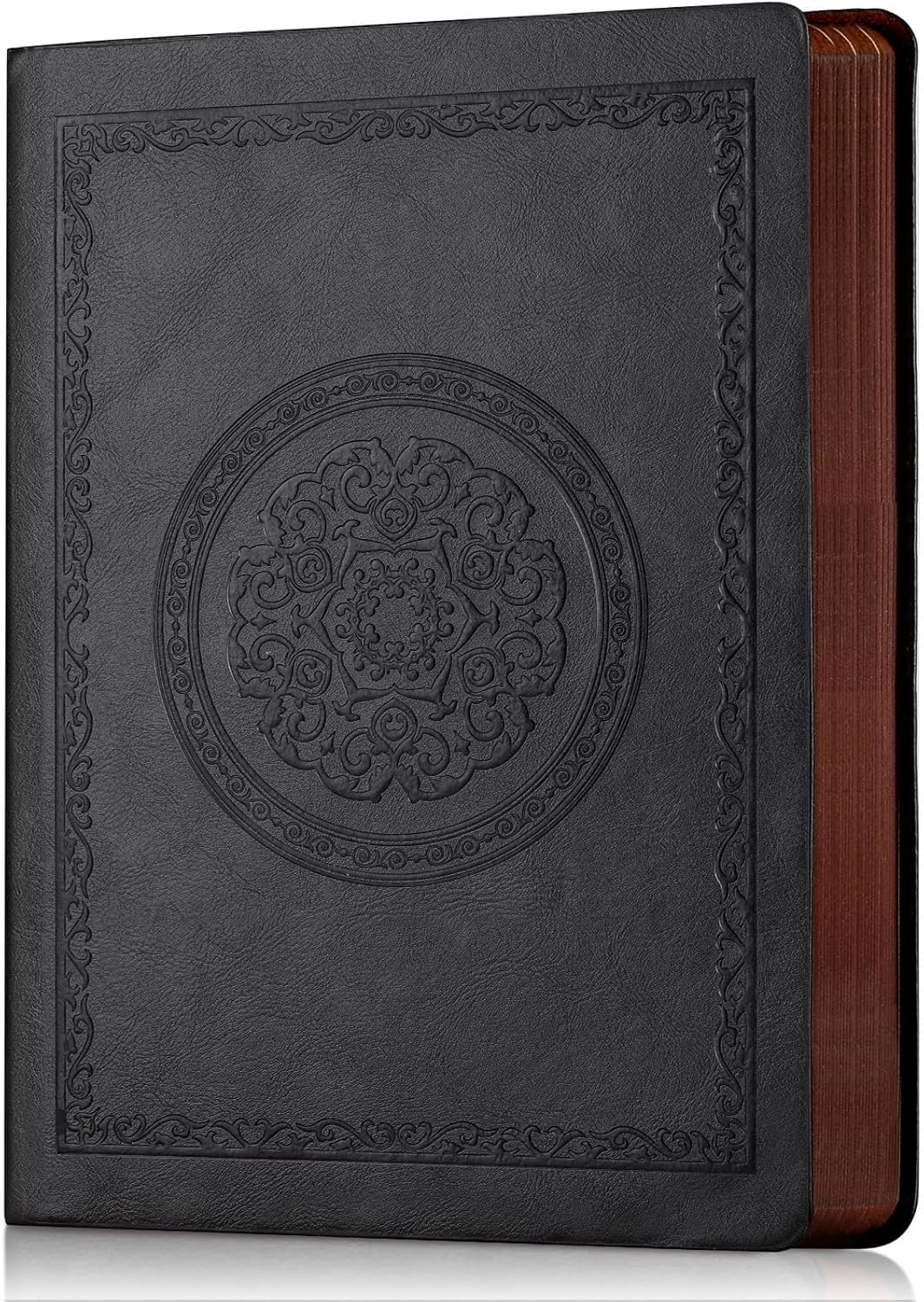 vintage embossed leather journal notebook christmas gift