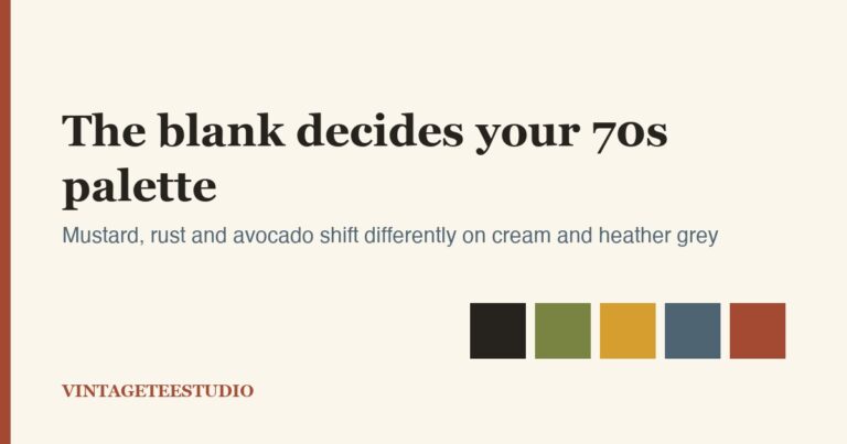70s Graphic Design: Colours, Type and Files That Print Clean