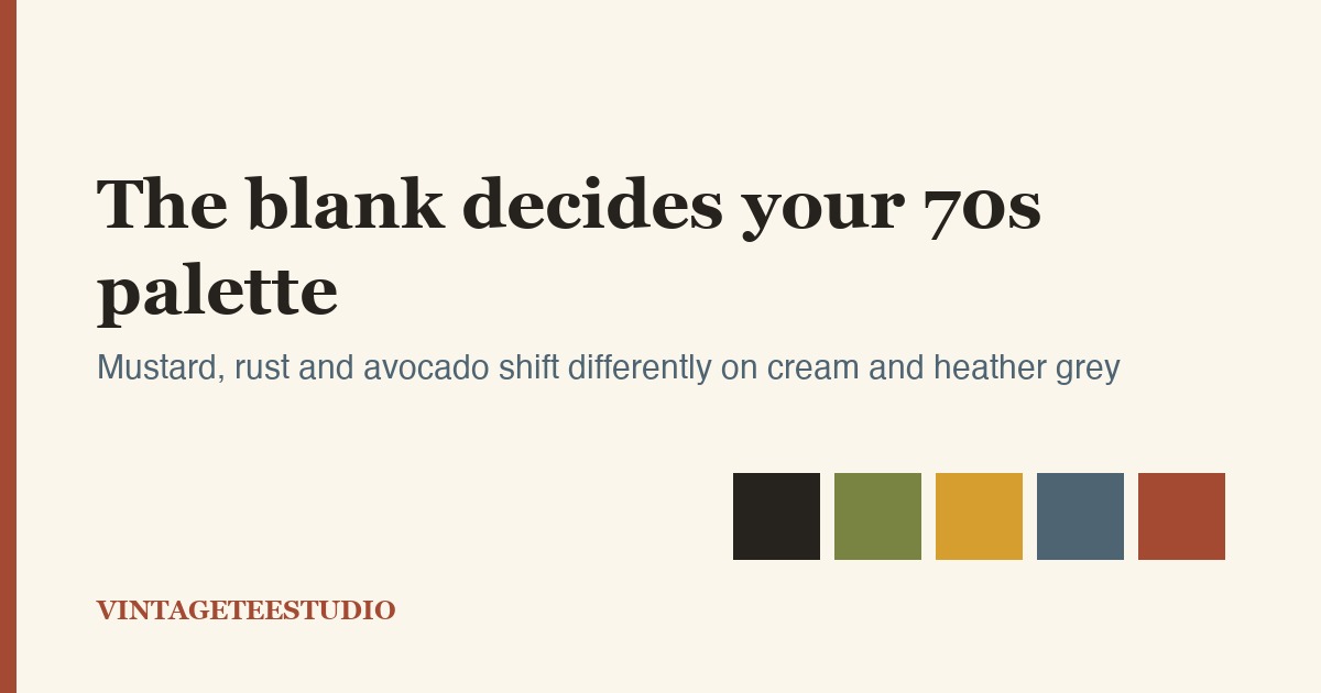 70s Graphic Design: Colours, Type and Files That Print Clean