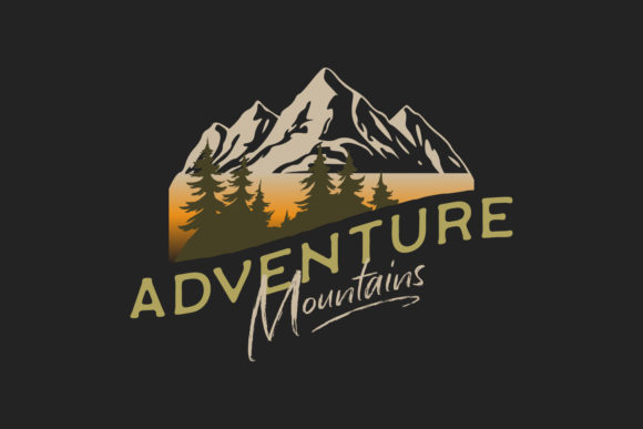 adventure retro style logo design template vintage emblem