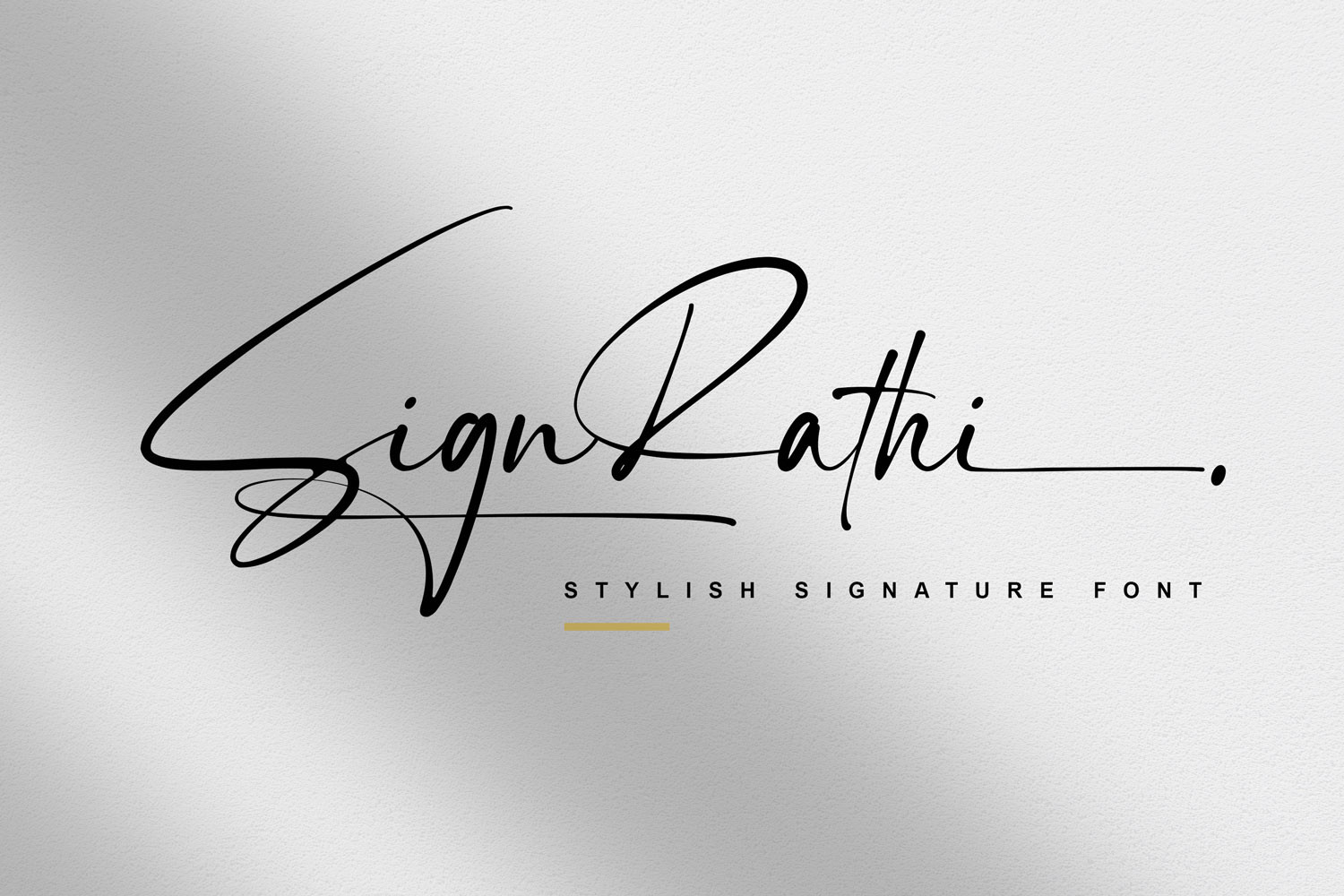 sign rathi thin cursive signwriter font for vintage posters