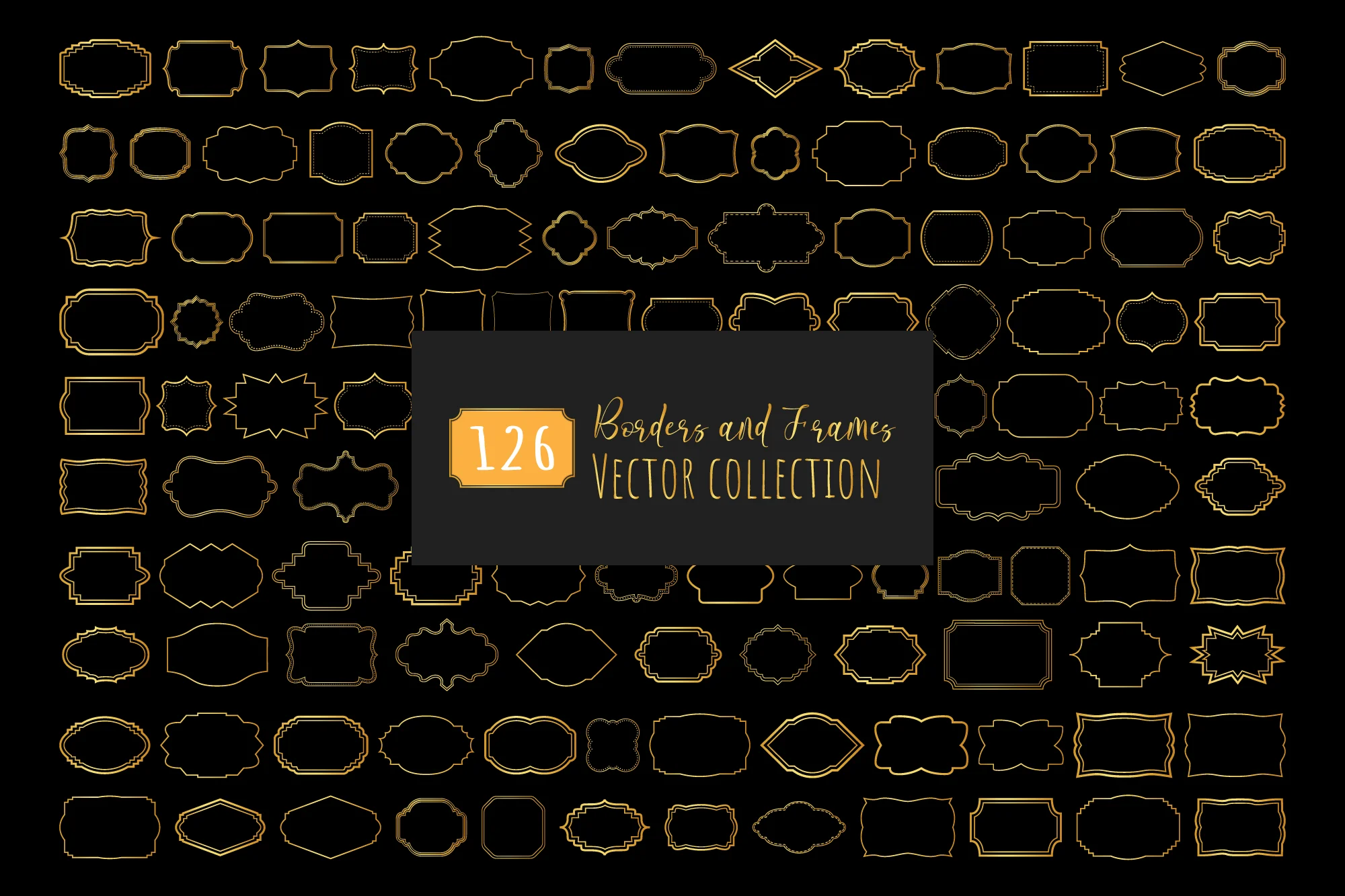 borders and frames collection